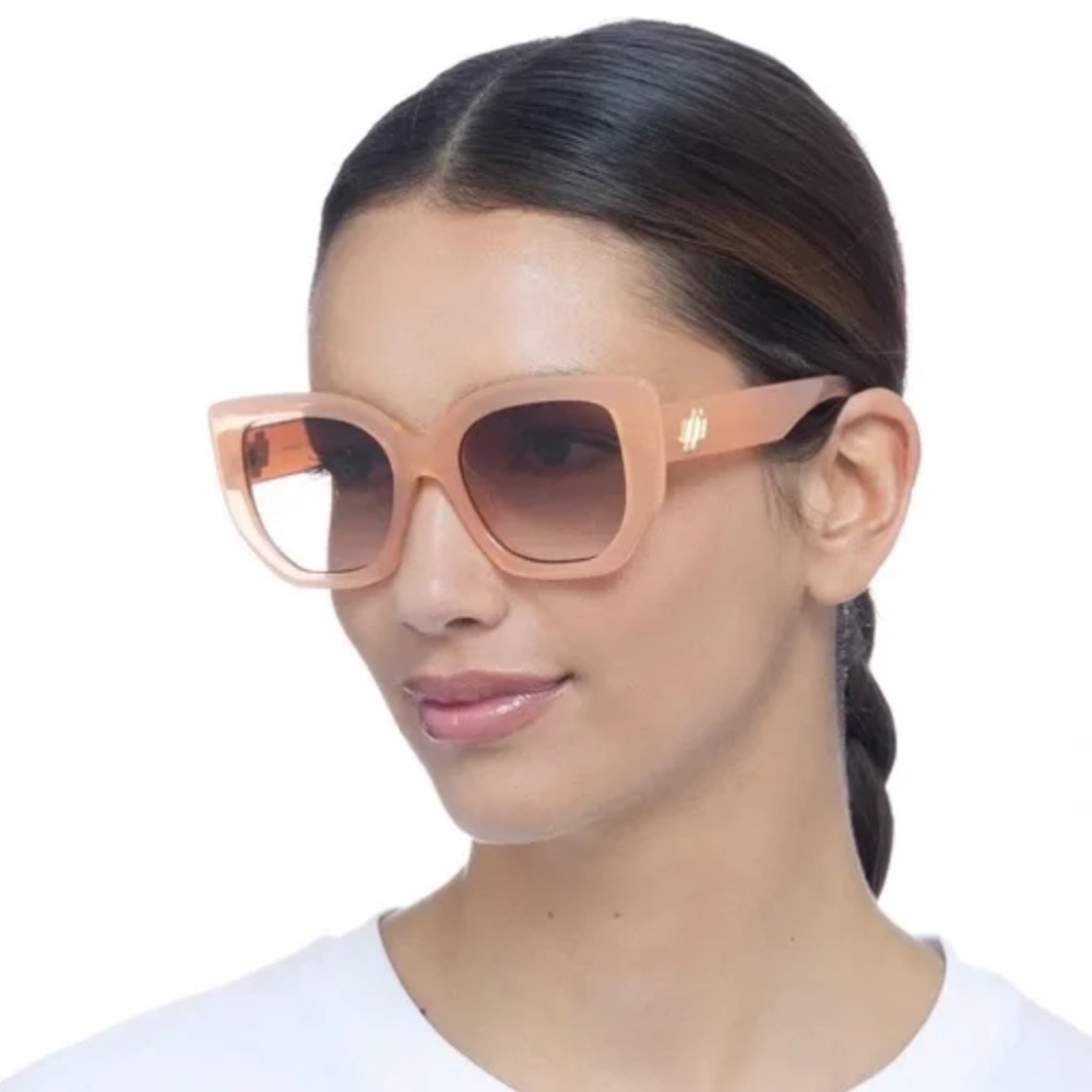 Le Specs Euphoria Pink Mimosa Sunglasses New